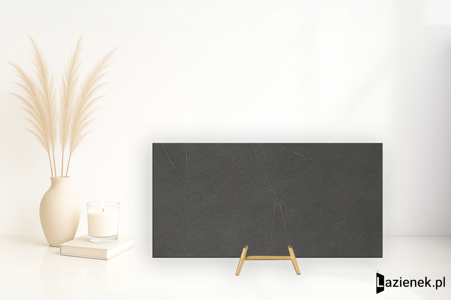 Casalgrande Padana Meteor Nero połaczenie mat-poler 30.5x61 cm gr. 9 mm - płytka nierektyfikowana/7590034